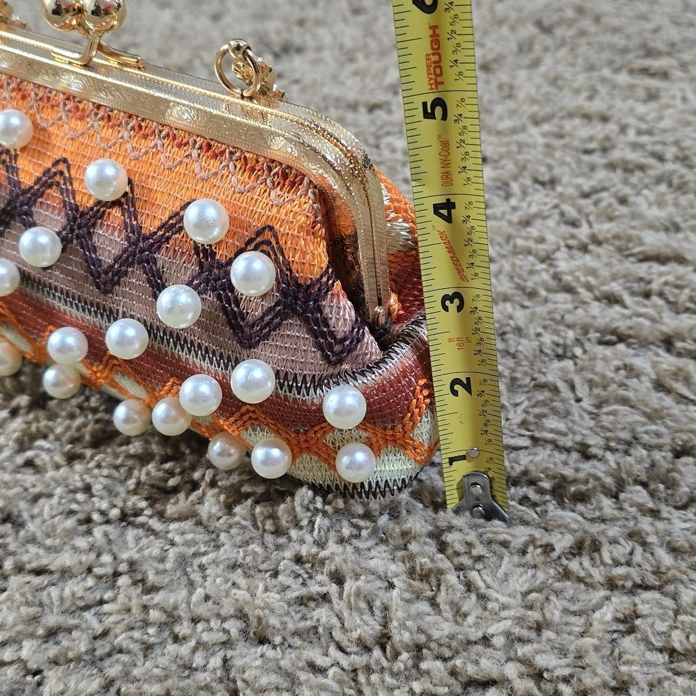 Elegant Multicolor Beaded Handbag - Picture 7 of 13